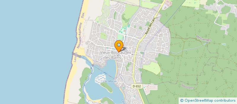 localisation de l'entreprise MONSIEUR LUKAS LAFITTE  VIEUX-BOUCAU-LES-BAINS