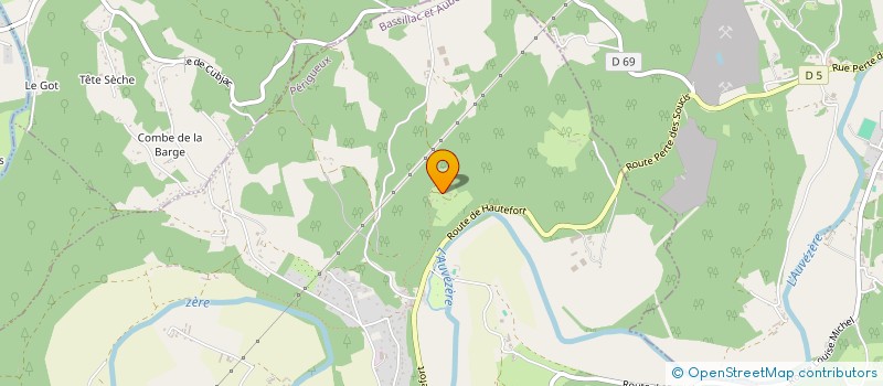 localisation de l'entreprise MONSIEUR LUKAS LAURENT  BASSILLAC ET AUBEROCHE