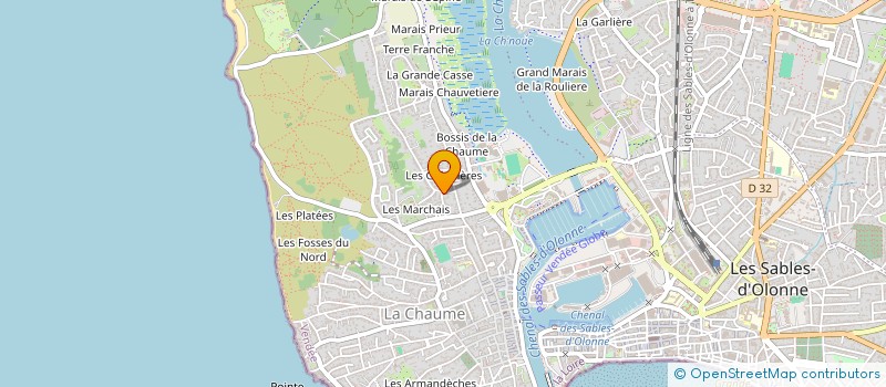 localisation de l'entreprise MONSIEUR LUKAS LE GAL à LES SABLES-D'OLONNE