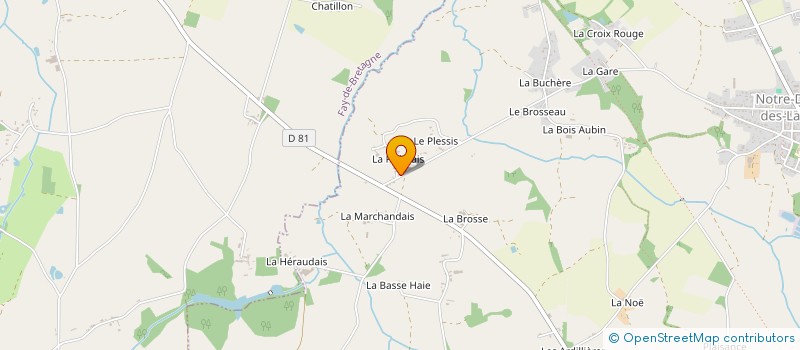localisation de l'entreprise MONSIEUR LUKAS LE PIN  NOTRE-DAME-DES-LANDES
