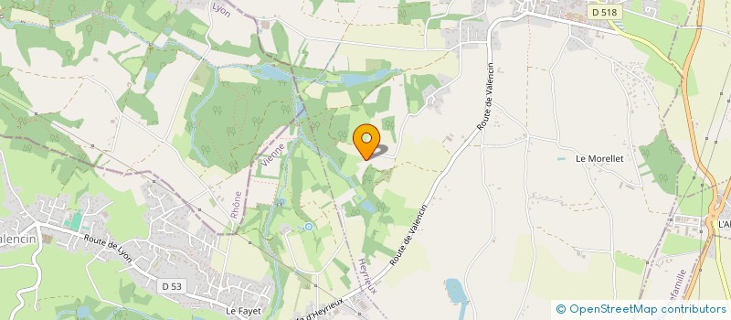 localisation de l'entreprise MONSIEUR LUKAS LOPEZ  HEYRIEUX