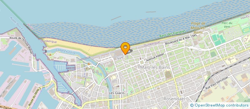 localisation de l'entreprise MONSIEUR LUKAS LOYEZ à DUNKERQUE