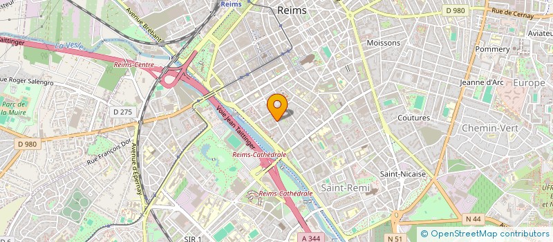 localisation de l'entreprise MONSIEUR LUKAS MARCHESSOU  REIMS