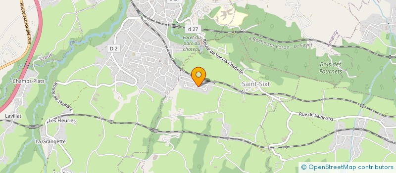 localisation de l'entreprise MONSIEUR LUKAS MORANTE  SAINT-SIXT