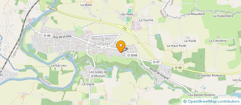 localisation de l'entreprise MONSIEUR LUKAS QUINION  BOURG-DES-COMPTES