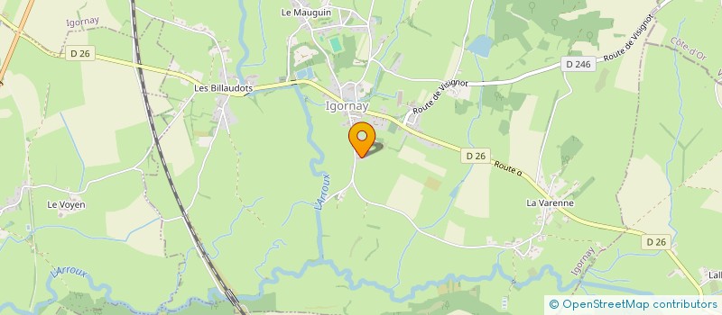 localisation de l'entreprise MONSIEUR LUKAS ROBE  IGORNAY