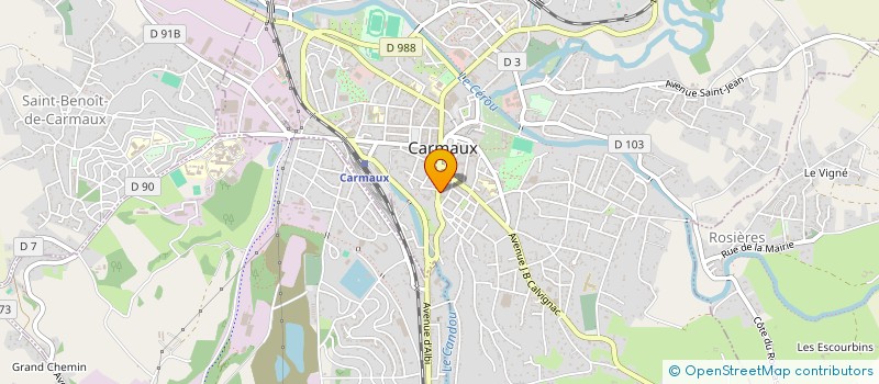 localisation de l'entreprise MONSIEUR LUKAS STEFAN  CARMAUX