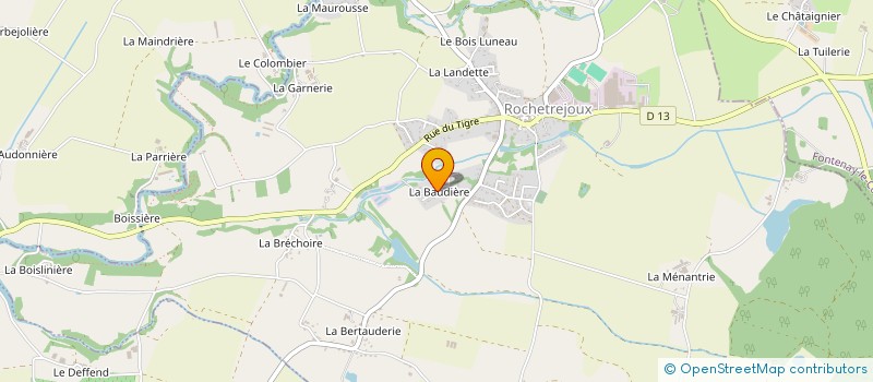 localisation de l'entreprise MONSIEUR LUKASZ RYCHLIK  ROCHETREJOUX