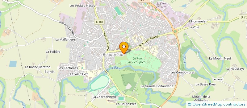 localisation de l'entreprise MONSIEUR LUKASZ ZAKRZEWSKI  BEAUPREAU-EN-MAUGES