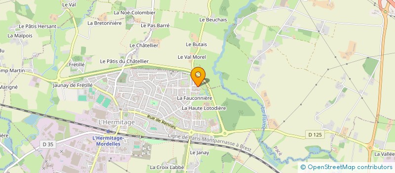 localisation de l'entreprise MONSIEUR LUKAU LUSUEKI  L'HERMITAGE