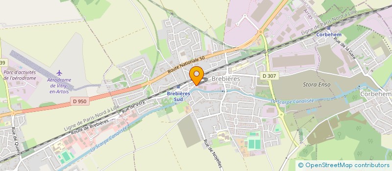 localisation de l'entreprise MONSIEUR LUKE BOIDIN  BREBIERES