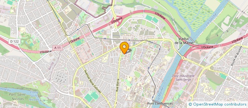 localisation de l'entreprise MONSIEUR LUKE DEBRAH  ANGERS