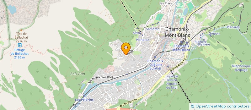 localisation de l'entreprise MONSIEUR LUKE JARMEY  CHAMONIX-MONT-BLANC