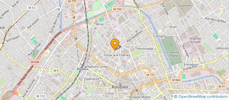 localisation de l'entreprise MONSIEUR LUKE NEWTON à ROUBAIX