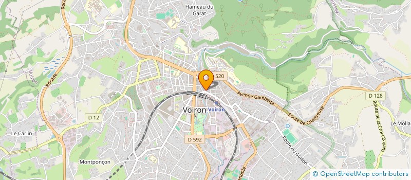 localisation de l'entreprise MONSIEUR LUKE PENON à VOIRON