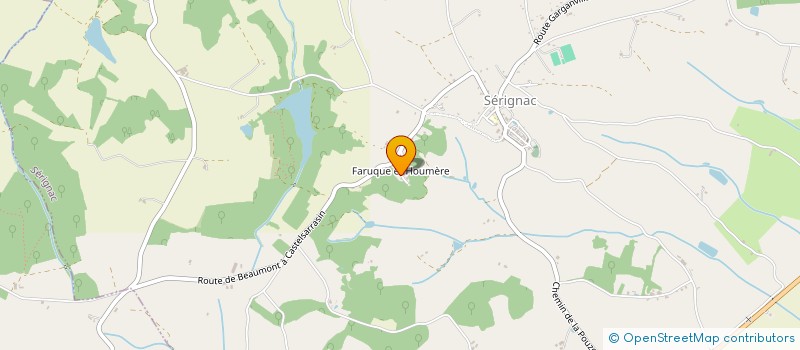 localisation de l'entreprise MONSIEUR LUKE PERRY  SERIGNAC