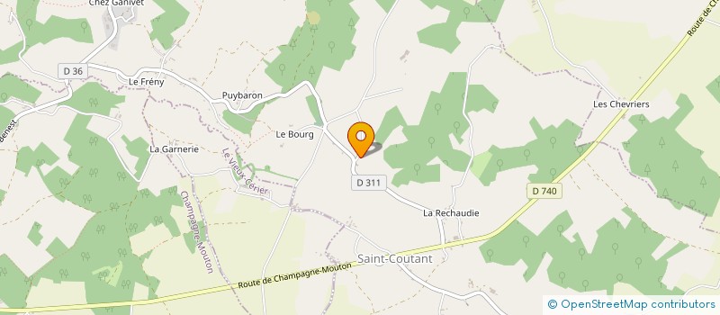 localisation de l'entreprise MONSIEUR LUKE THORPE à SAINT-COUTANT