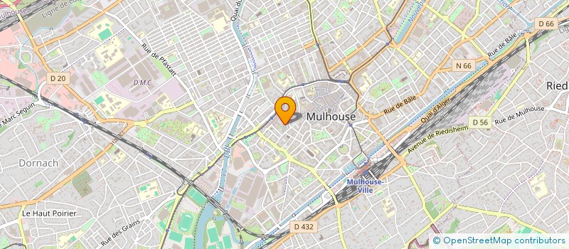 localisation de l'entreprise MONSIEUR LULZIM JENUZI  MULHOUSE