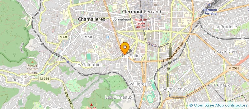 localisation de l'entreprise MONSIEUR LUNA JORION  CLERMONT-FERRAND