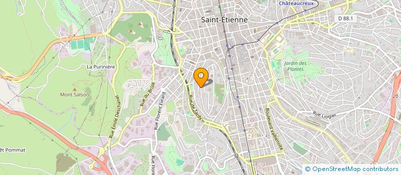 localisation de l'entreprise MONSIEUR LUNES BOURI  SAINT-ETIENNE