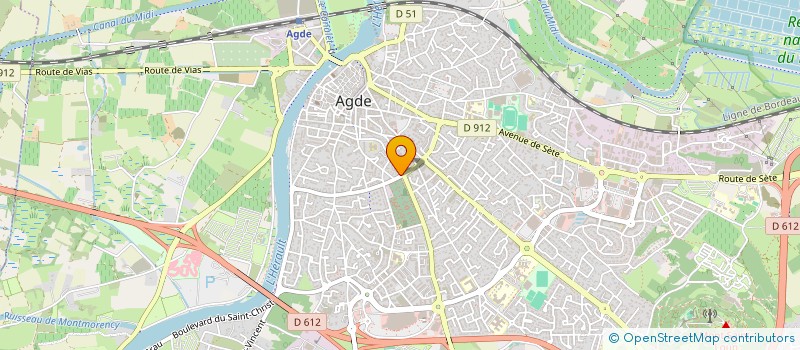 localisation de l'entreprise MONSIEUR LUNIS ABOURA  AGDE