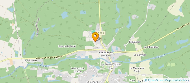 localisation de l'entreprise MONSIEUR LUONG LONGERET  LA FERTE-SAINT-CYR