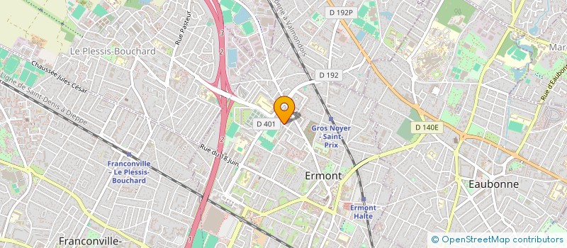 localisation de l'entreprise MONSIEUR LUQMAN AHMAD  ERMONT