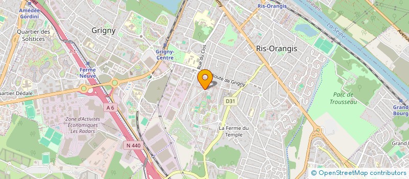 localisation de l'entreprise MONSIEUR LURIA DIAOUA-BAKELA à RIS-ORANGIS