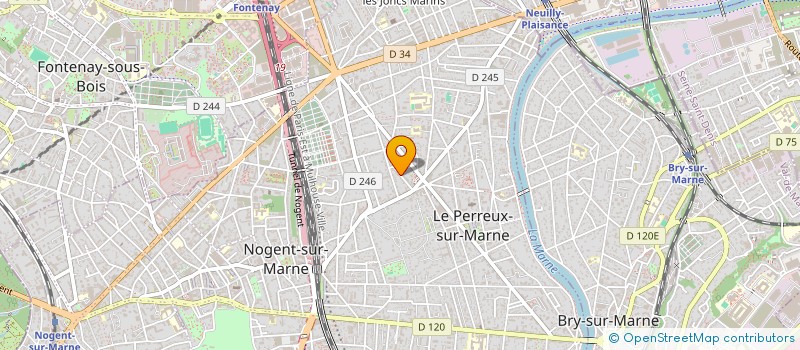 localisation de l'entreprise MONSIEUR LUSQUINOS PARILLA à LE PERREUX-SUR-MARNE