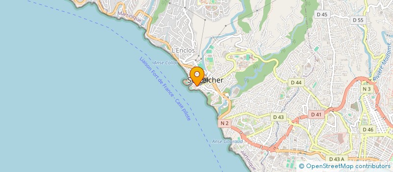 localisation de l'entreprise MONSIEUR LUTBERT PRUDENT à SCHŒLCHER