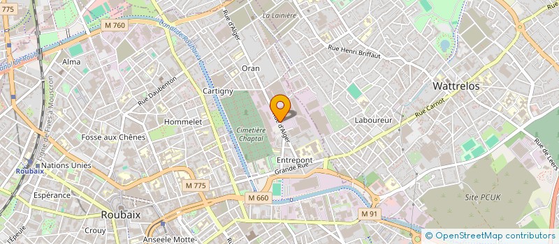 localisation de l'entreprise MONSIEUR LUTFI ALTINER  ROUBAIX