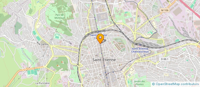 localisation de l'entreprise MONSIEUR LUTFI SHTUFI  SAINT-ETIENNE