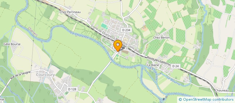 localisation de l'entreprise MONSIEUR LUTHER AMAR  CHANIERS