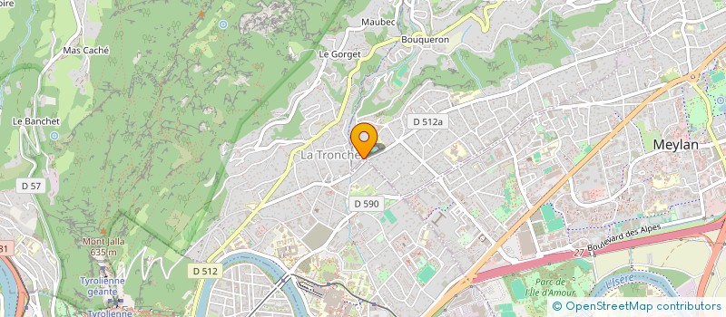 localisation de l'entreprise MONSIEUR LUTHER BADJI  CORENC