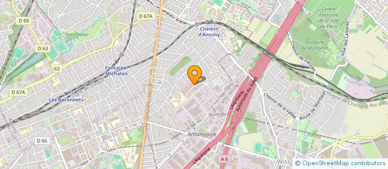 localisation de l'entreprise MONSIEUR LUTHER NGOUALLOU à ANTONY