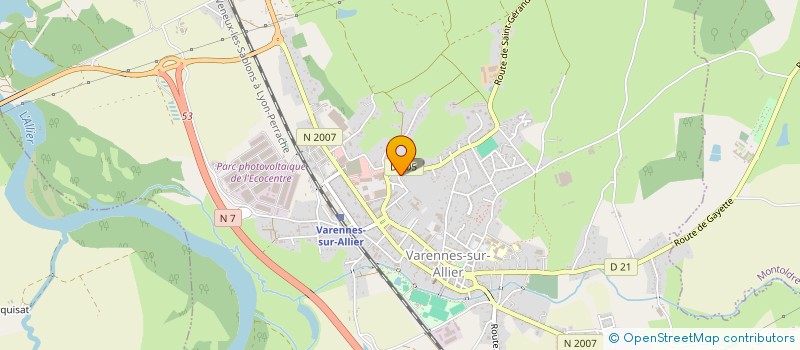 localisation de l'entreprise MONSIEUR LUTHER OVIODE à VARENNES-SUR-ALLIER