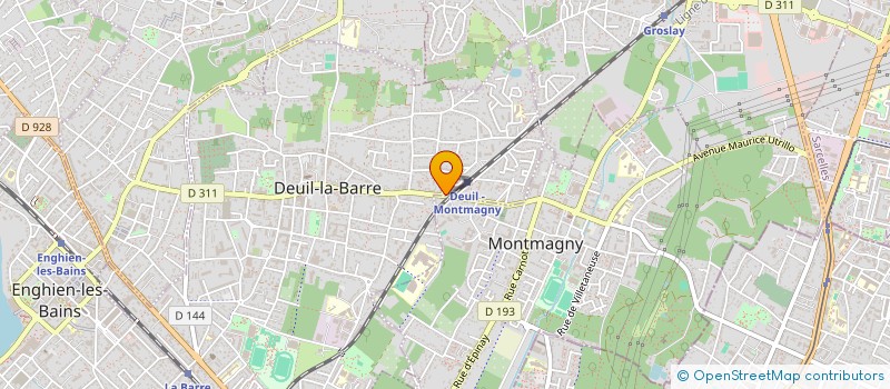 localisation de l'entreprise MONSIEUR LUTONADIO VEMAKONDELE à DEUIL LA BARRE