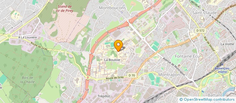 localisation de l'entreprise MONSIEUR LUTTE NZIENGUI MABOUNDA à BESANCON