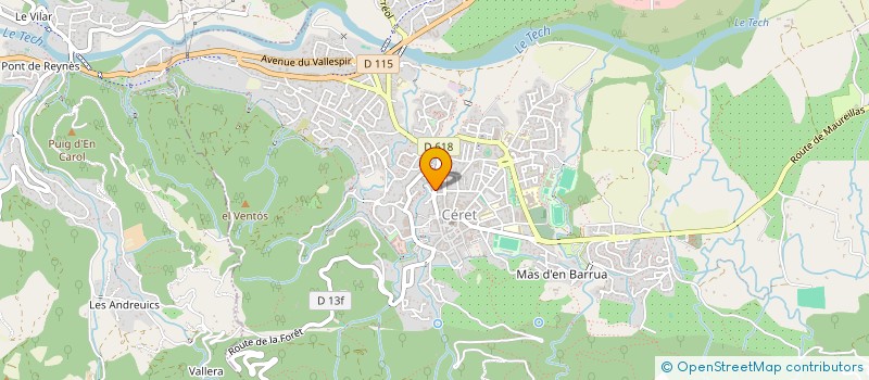 localisation de l'entreprise MONSIEUR LUTZ FOERSTER  CERET