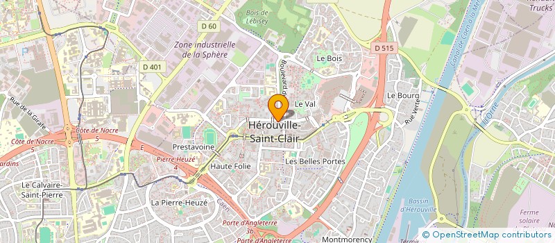 localisation de l'entreprise MONSIEUR LUUL YEMANE  HEROUVILLE-SAINT-CLAIR