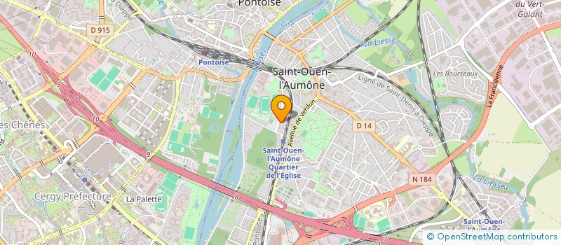 localisation de l'entreprise MONSIEUR LUVIL LAVENAIRE à SAINT-OUEN-L'AUMONE