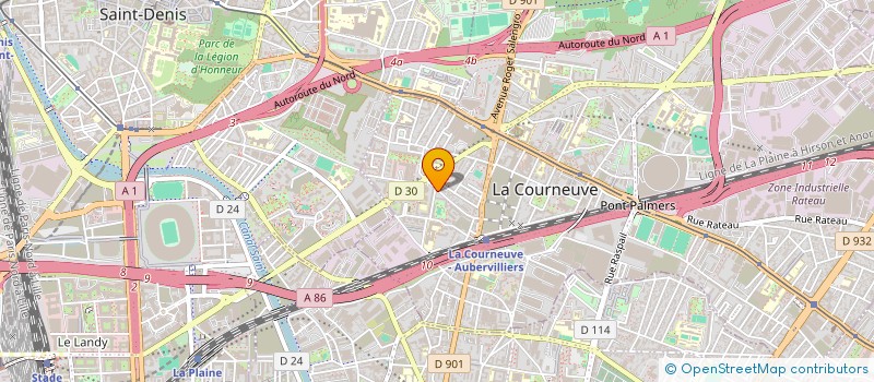 localisation de l'entreprise MONSIEUR LUXMAN SIVAGNANAMOORTHY à LA COURNEUVE
