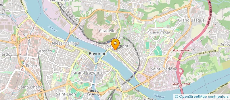 localisation de l'entreprise MONSIEUR LUZIO LIZARRALDE  BAYONNE