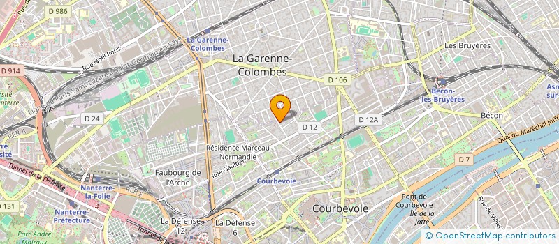 localisation de l'entreprise MONSIEUR LVAZ MAIS à COURBEVOIE