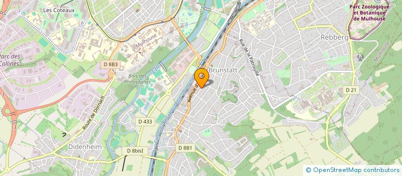 localisation de l'entreprise MONSIEUR LWANZO MATHE  BRUNSTATT-DIDENHEIM