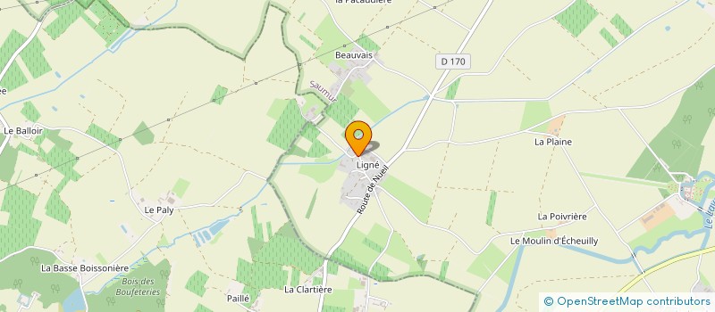 localisation de l'entreprise MONSIEUR LWIDGI CHEVALIER à DOUE-EN-ANJOU