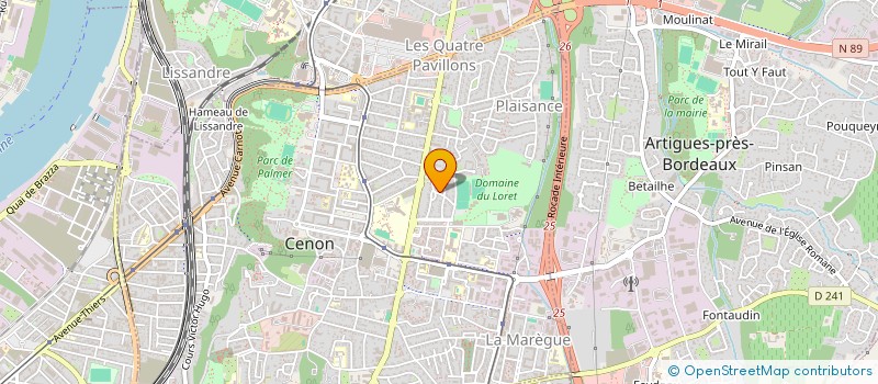 localisation de l'entreprise MONSIEUR LY KIEN  CENON