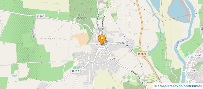 localisation de l'entreprise MONSIEUR LY YANG  MEYNES