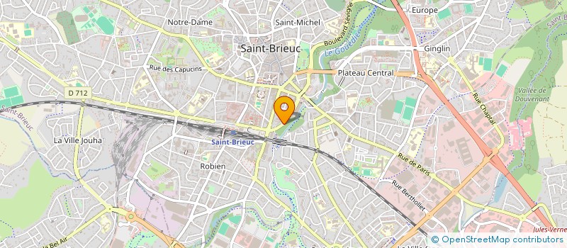 localisation de l'entreprise MONSIEUR LYAGAT MOMAND à SAINT-BRIEUC