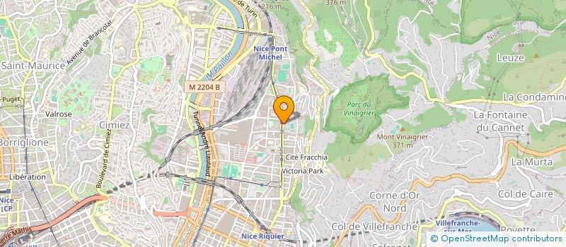 localisation de l'entreprise MONSIEUR LYAM ARIETA  NICE